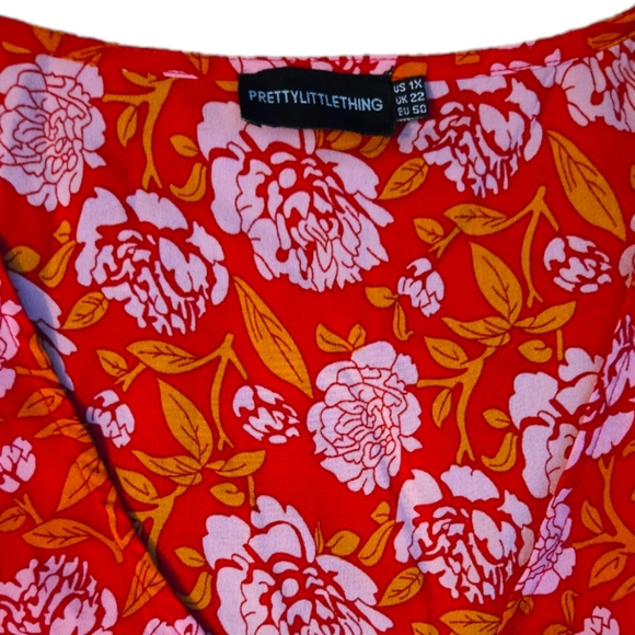 PRETTY LITTLE THING FLORAL DRESS - Picture 3 of 4